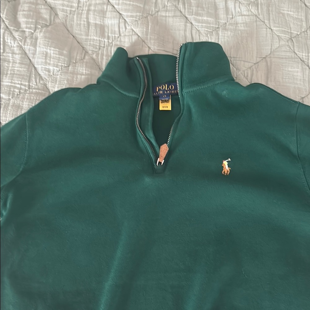 Polo by Ralph Lauren Green Zip Up Sweater